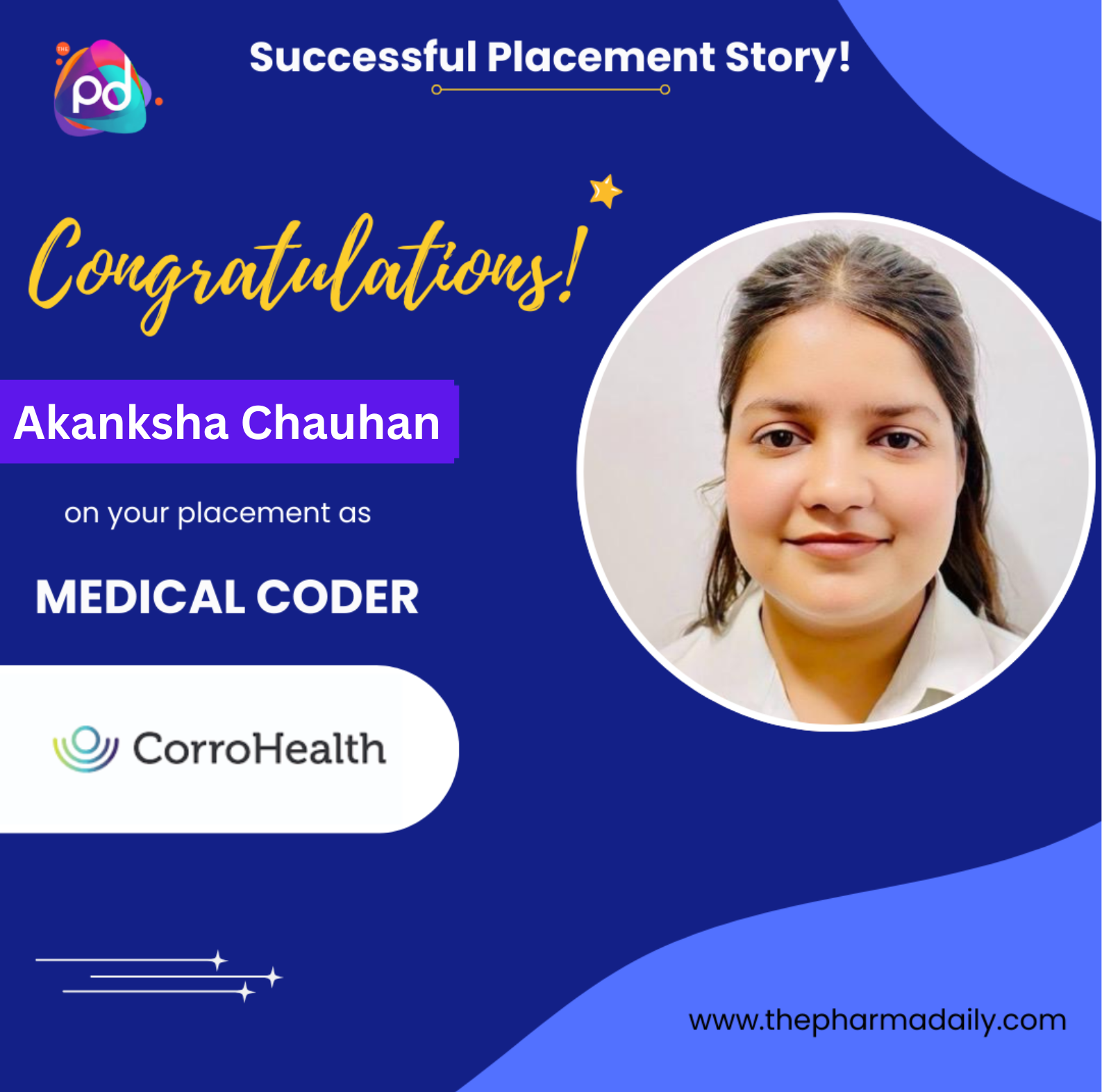 Akanksha Chauhan - Medical Coder at CorroHealth