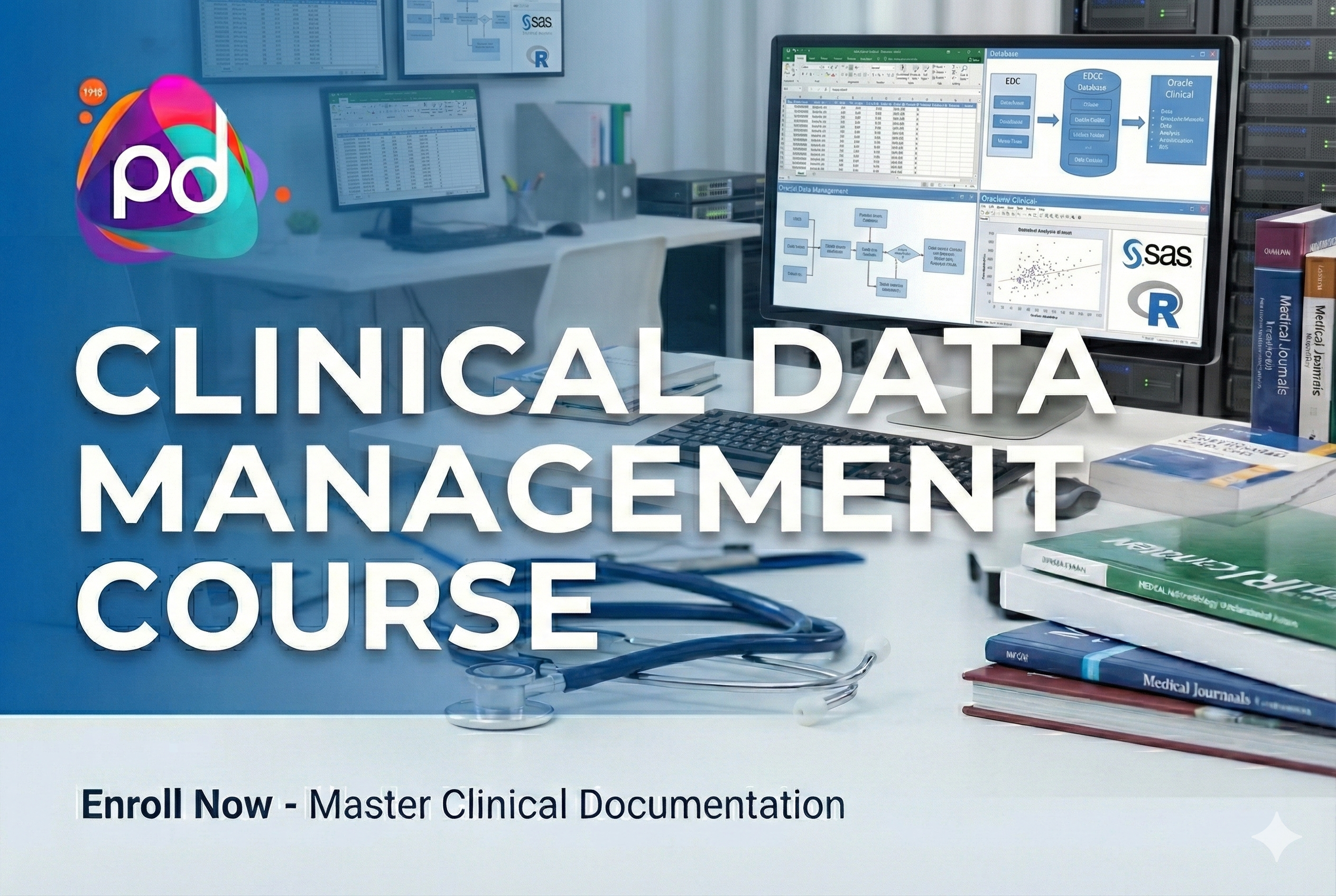 Clinical Data Management Tutorials | Interview Questions |-logo